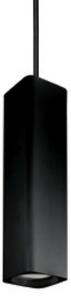 Sospensione moderna gea led gso100 gu10 led alluminio nero - Gea Led