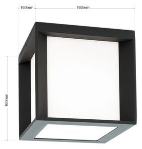 Orion - Lampada da esterno HENRY 1xE27/15W/230V 16x16 cm IP44 antracite