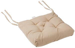 Cuscino per sedia beige 40 x 40 x Sp 6 cm