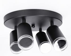 Brilagi - Luce Spot da bagno SELE AQUA 4xGU10/30W/230V IP44 nero