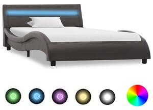 Giroletto con LED Grigio in Similpelle 100x200 cm