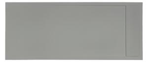 Piatto doccia ultrasottile SENSEA resina sintetica e polvere di marmo Neo 70 x 140 cm grigio