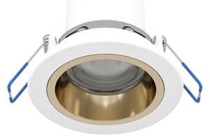 Eglo 902297 - Plafoniera LED dimmerabile per bagno YEBRA LED/4,8W/230V IP44 bianco/oro