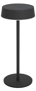Eglo 75876-LED Lampada da tavolo dimmerabile ricaricabile a energia solare SIMERI LED/3W/5V 1800mAh IP44 nera