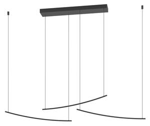 Eglo 902166 - Lampadario a sospensione LED dimmerabile VILLEGGI LED/22W/230V 2700/4000/6500K nero