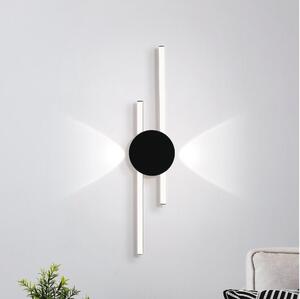 Eglo 902123 - Applique LED da parete VENTICELLO LED/20W/230V + LED/0,91W nero