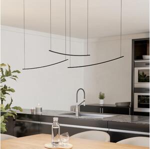 Eglo 902166 - Lampadario a sospensione LED dimmerabile VILLEGGI LED/22W/230V 2700/4000/6500K nero