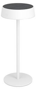 Eglo 75877 - Lampada da tavolo solare ricaricabile LED dimmerabile SIMERI LED/3W/5V 1800mAh IP44 bianca