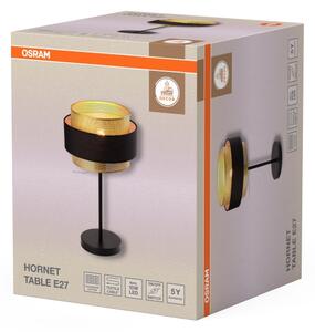 Osram - Lampada da tavolo DECOR HORNET 1xE27/10W/230V nera/dorata