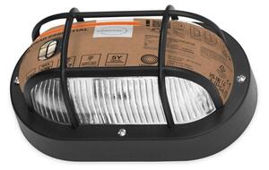Osram - Lampada da parete per esterni BULKHEAD 1xE27/10W/230V IP54 nera