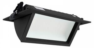 Faro LED da Incasso 44W, Foro 210x130, Nero con driver Philips Colore Bianco Naturale 4.000K