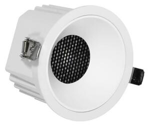 Faro da Incasso Bianco 18W, Foro Ø95mm, CCT, 15°-55° con driver Philips Colore Bianco Variabile CCT