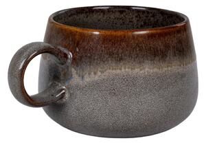 Set di 4 tazze in gres grigio da 500 ml Selma - House Nordic