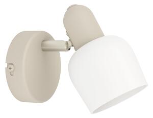 Spot Contemporaneo Corato In Acciaio Color Sabbia 1 Luce E14 18W Ip20