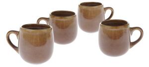 Tazze in set per espresso marroni in ceramica 4 pz 100 ml – Dakls