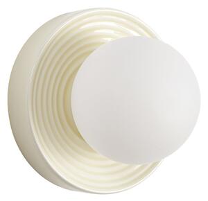 Applique da parete Lindby, Harriet, dimmerabile, Beige, Soggiorno, Ceramica, Moderno