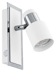 Spot Moderno Davida In Acciaio Cromo 1 Luce Gu10 4,6W Ip20
