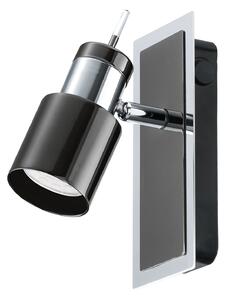 Spot Moderno Davida 1 In Acciaio Nichel 1 Luce Gu10 4,6W Ip20
