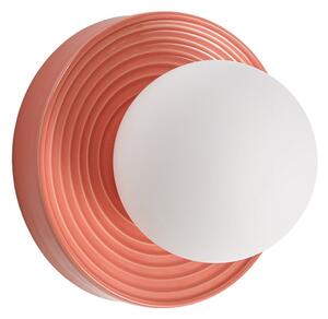 Applique da parete Lindby, Harriet, dimmerabile, Arancione, Soggiorno, Ceramica, Moderno