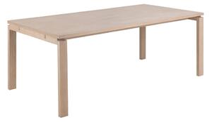 Tavolo da pranzo pieghevole con piano in rovere decorato 100x200 cm Linley - Actona