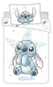 Lenzuolo per culla in cotone bianco 100x135 cm Lilo and Stitch "White Star" - Jerry Fabrics
