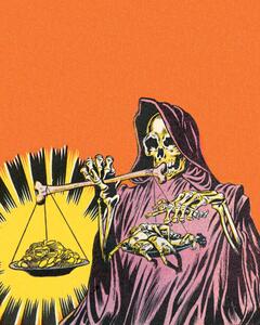 Illustrazione Skeleton witch, CSA Images