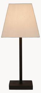 Lampada da tavolo con paralume in lino Buranella