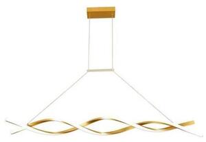 Lampadario LED a sospensione con filo TWIST LED/37W/230V 4000K 120 cm oro