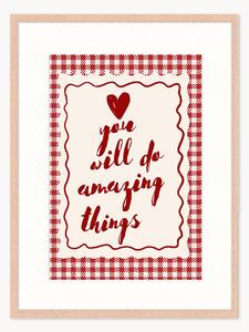 Stampa digitale incorniciata per bambini I Believe in You, varie misure