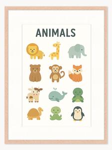 Stampa digitale incorniciata per bambini Daisy Days, varie misure