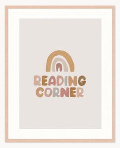 Stampa digitale incorniciata Kids Reading Corner, varie misure