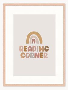 Stampa digitale incorniciata Kids Reading Corner, varie misure