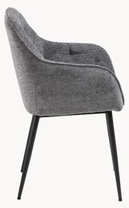 Set di 2 sedie imbottite con braccioli Brooke