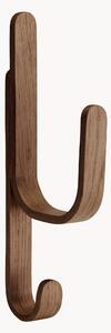 Gancio appendiabiti in legno di quercia fatto a mano Woody