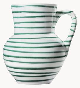 Brocca in ceramica fatta a mano Grüngeflammt, 1 L