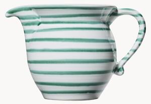 Brocca latte in ceramica fatta a mano Grüngeflammt