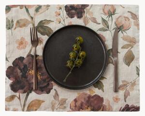 Tovaglietta americana in lino Vintage Roses