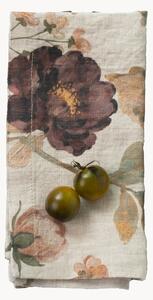 Set di 2 tovaglioli in lino Vintage Roses