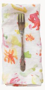 Set di 2 tovaglioli in lino Wildflower Flow