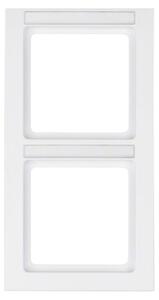 Berker 10526099 Cornice con campo di scrittura inseribile bianco polare e Berker Q.3