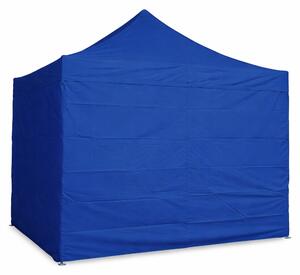 Gazebo pieghevole 3x3m ALU Standard con 4 pareti laterali chiuse - Blu