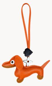 Portachiavi in pelle Dachshund