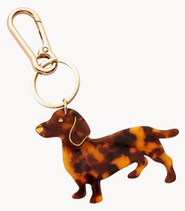 Portachiavi in legno a forma di bassotto Dachshund