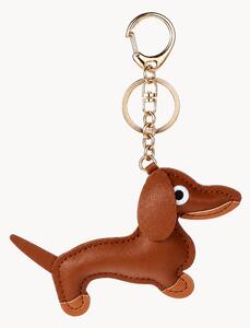 Portachiavi in pelle Dachshund