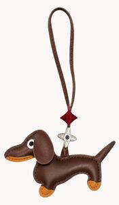 Portachiavi in pelle Dachshund