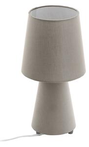 Carpara lampada da tavolo a 2 luci 34cm Taupe