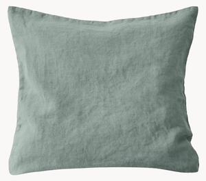 Copricuscino in lino Green Milieu