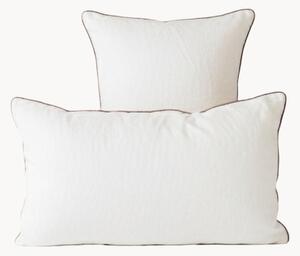 Set di 2 federe in lino bianco naturale White Natural