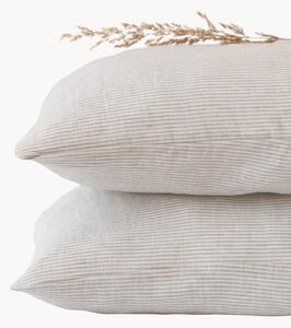 Copricuscino in lino Natural Stripes
