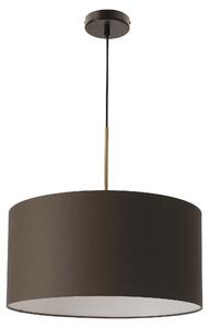 Lampada a sospensione con paralume color grafite Vanti grigio-nero 1xE27x40W in tessuto, dimensioni: 120x40x40 cm, IP20, Candellux